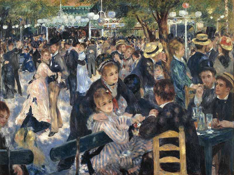 Pierre-Auguste Renoir Bal du moulin de la Galette oil painting picture